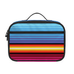 Cinco De Mayo Mexican Stripe Print Portable Lunch Bag