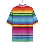 Cinco De Mayo Mexican Stripe Print Rayon Hawaiian Shirt