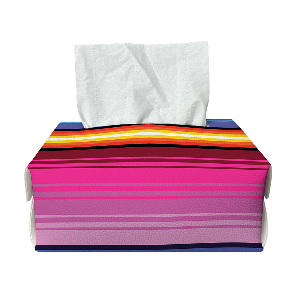 Cinco De Mayo Mexican Stripe Print Rectangle Tissue Box Cover