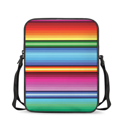 Cinco De Mayo Mexican Stripe Print Rectangular Crossbody Bag