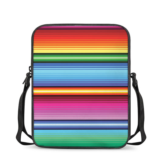 Cinco De Mayo Mexican Stripe Print Rectangular Crossbody Bag