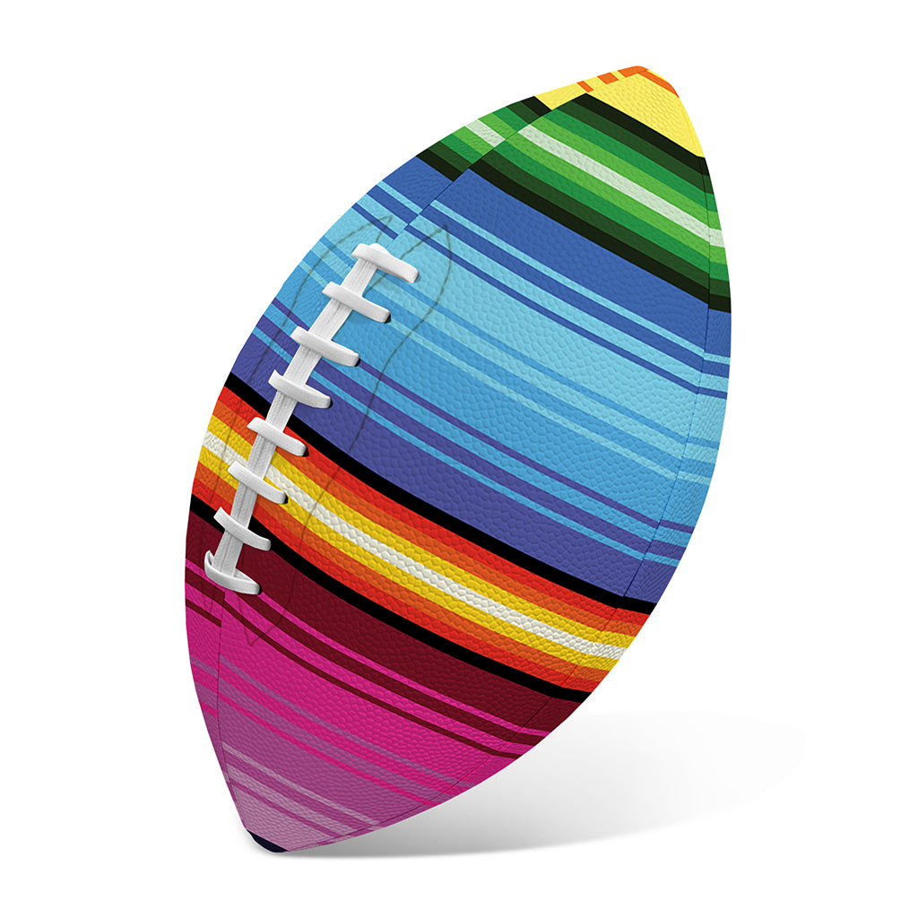 Cinco De Mayo Mexican Stripe Print Rugby Ball