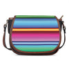 Cinco De Mayo Mexican Stripe Print Saddle Bag