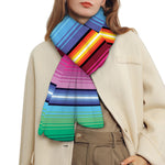 Cinco De Mayo Mexican Stripe Print Scarf