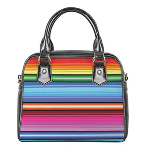 Cinco De Mayo Mexican Stripe Print Shoulder Handbag