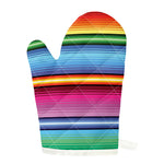 Cinco De Mayo Mexican Stripe Print Single Oven Mitt