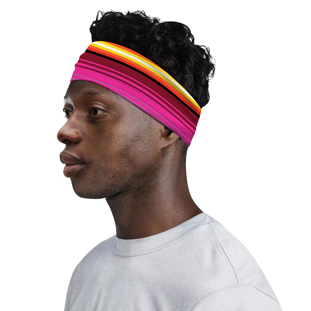 Cinco De Mayo Mexican Stripe Print Sports Headband