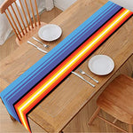 Cinco De Mayo Mexican Stripe Print Table Runner