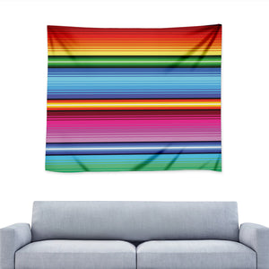 Cinco De Mayo Mexican Stripe Print Tapestry