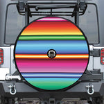 Cinco De Mayo Mexican Stripe Print Tire Cover With Camera Hole