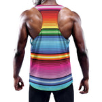 Cinco De Mayo Mexican Stripe Print Training Tank Top