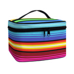 Cinco De Mayo Mexican Stripe Print Travel Makeup Bag