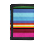 Cinco De Mayo Mexican Stripe Print Trifold Wallet