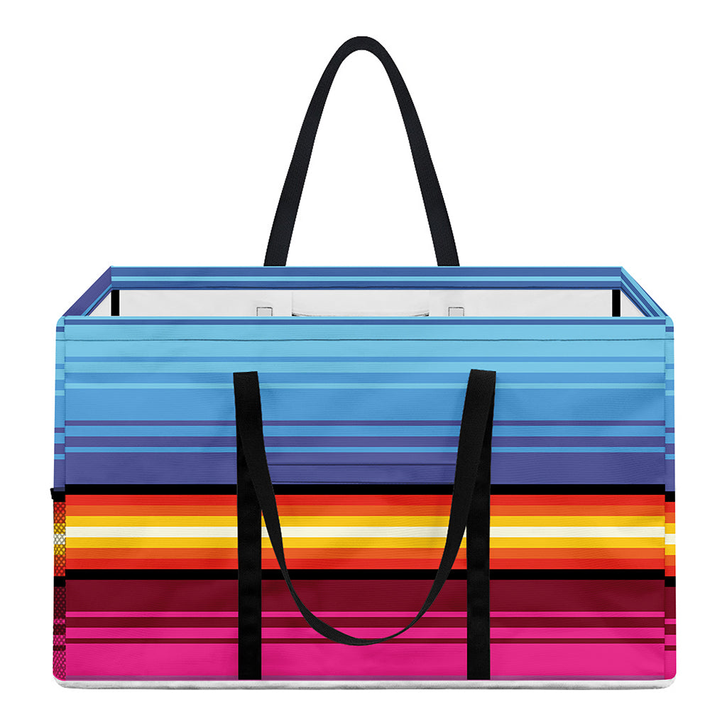 Cinco De Mayo Mexican Stripe Print Utility Tote Bag