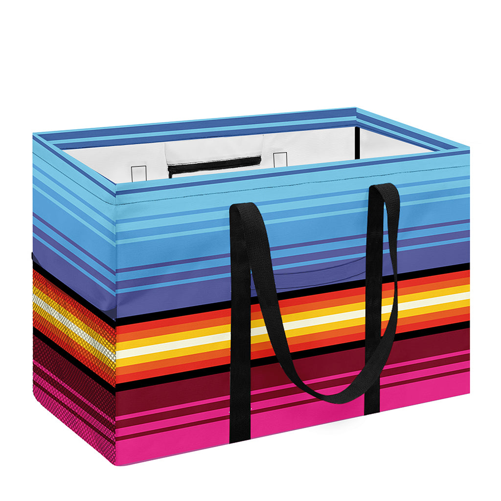 Cinco De Mayo Mexican Stripe Print Utility Tote Bag