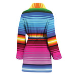 Cinco De Mayo Mexican Stripe Print Women's Bathrobe