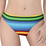 Cinco De Mayo Mexican Stripe Print Women's Thong