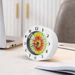 Circle Tie Dye Print Alarm Clock