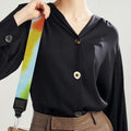Circle Tie Dye Print Bag Strap