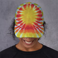 Circle Tie Dye Print Baseball Cap