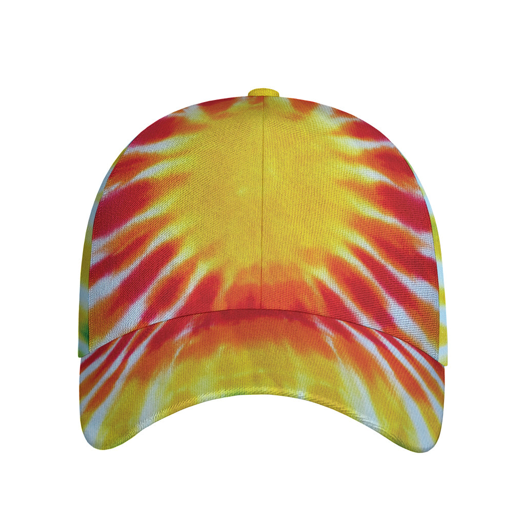 Circle Tie Dye Print Baseball Cap