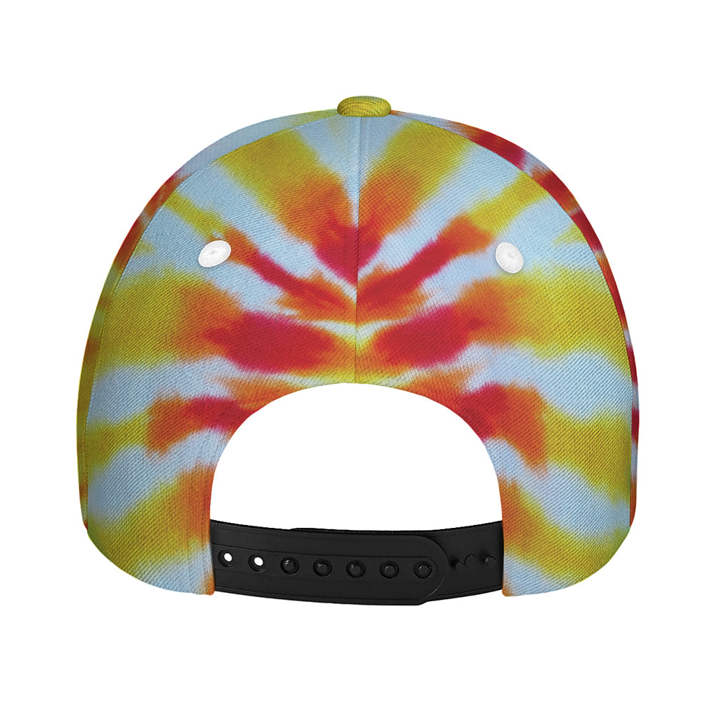 Circle Tie Dye Print Baseball Cap
