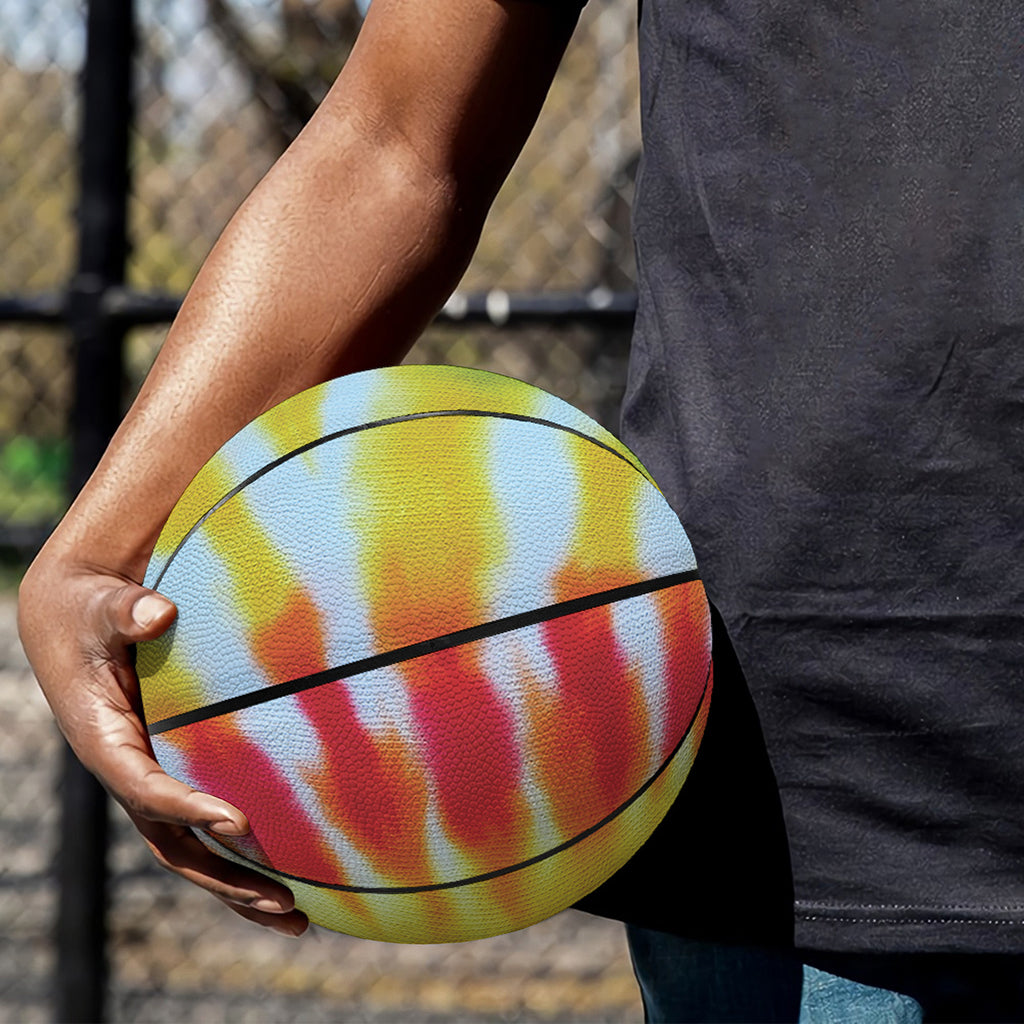 Circle Tie Dye Print Basketball