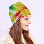 Circle Tie Dye Print Beanie