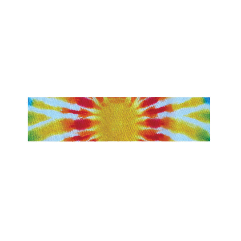 Circle Tie Dye Print Bed Runner