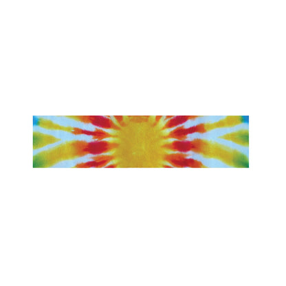 Circle Tie Dye Print Bed Runner