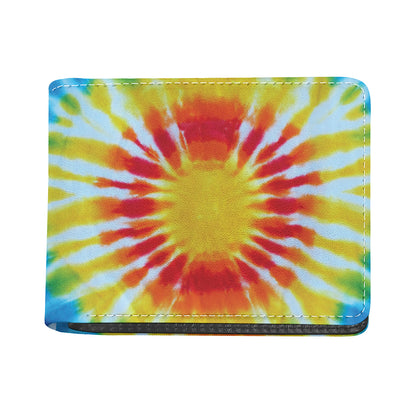 Circle Tie Dye Print Bifold Wallet