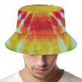 Circle Tie Dye Print Bucket Hat
