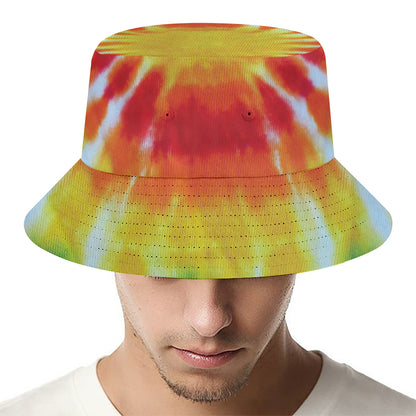 Circle Tie Dye Print Bucket Hat