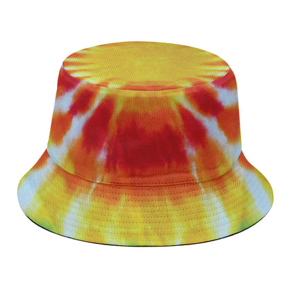 Circle Tie Dye Print Bucket Hat