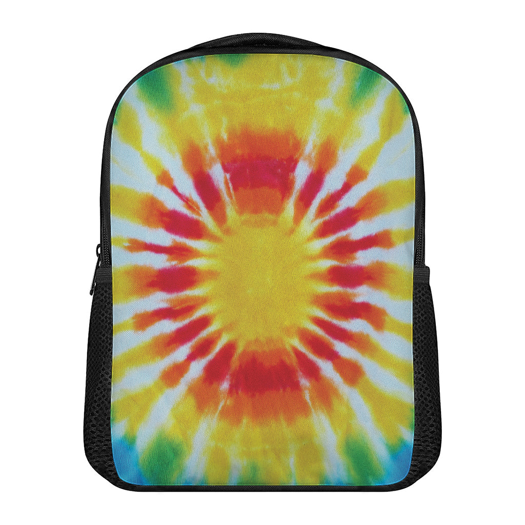 Circle Tie Dye Print Casual Backpack