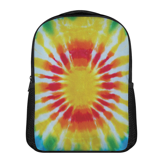 Circle Tie Dye Print Casual Backpack