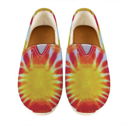 Circle Tie Dye Print Casual Shoes