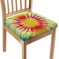 Circle Tie Dye Print Chair Cushion Cover