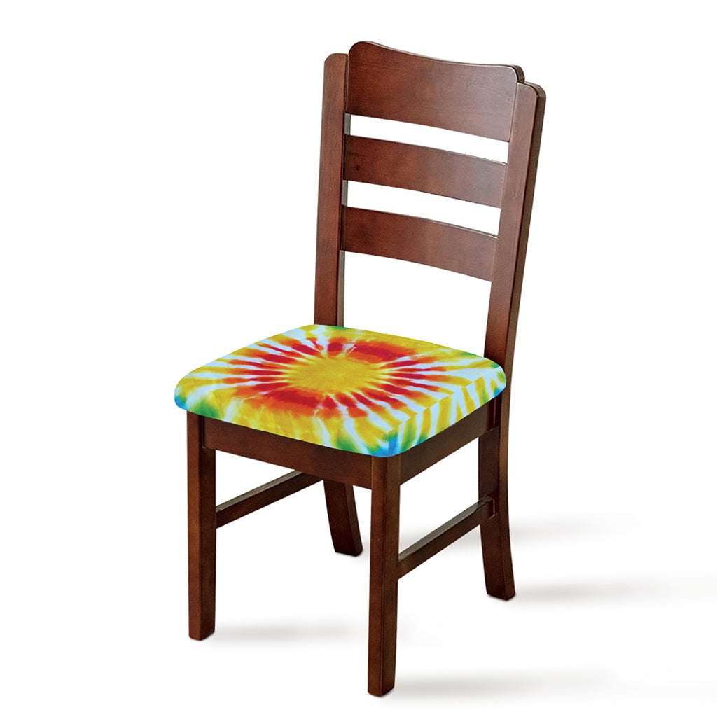 Circle Tie Dye Print Chair Cushion Cover