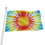 Circle Tie Dye Print Flag