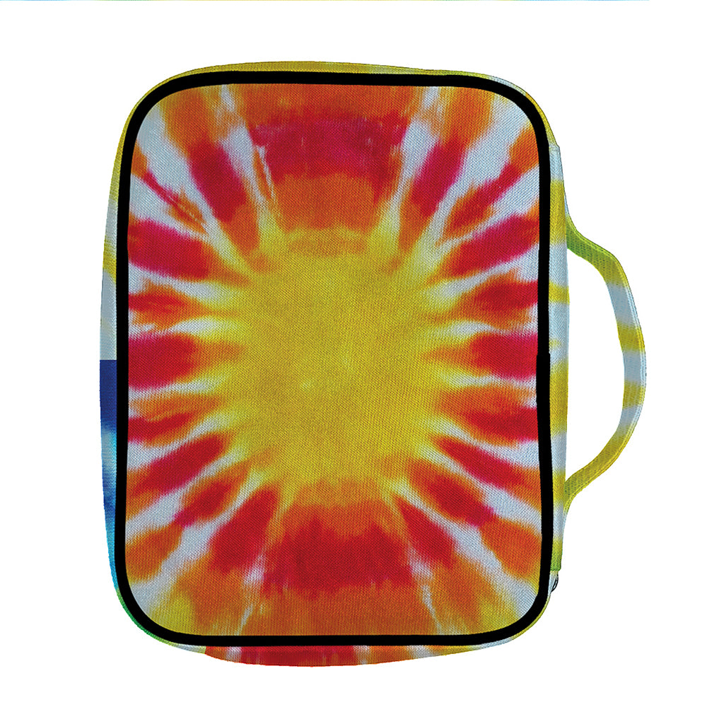 Circle Tie Dye Print Front Pocket Bible Bag