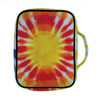 Circle Tie Dye Print Front Pocket Bible Bag