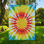 Circle Tie Dye Print Garden Flag