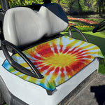 Circle Tie Dye Print Golf Cart Seat Cover