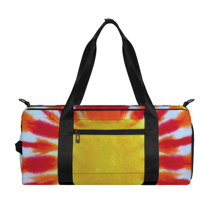 Circle Tie Dye Print Gym Bag