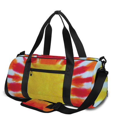 Circle Tie Dye Print Gym Bag