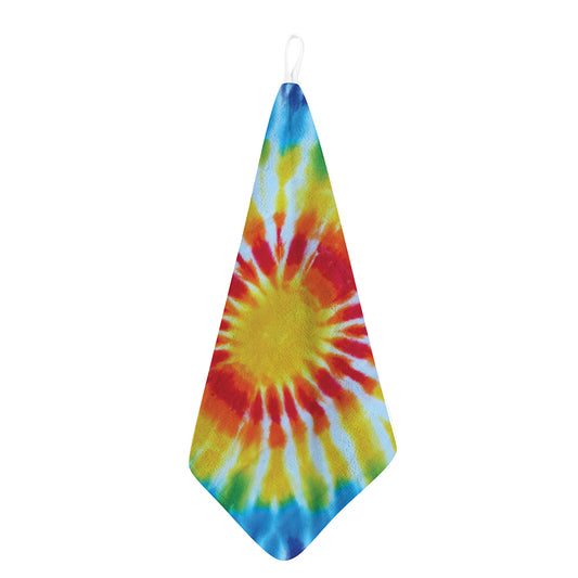 Circle Tie Dye Print Hand Towel