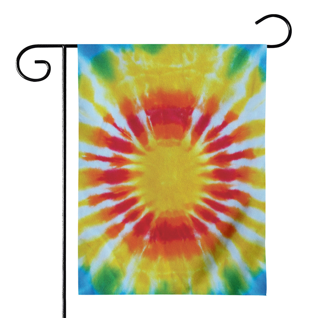 Circle Tie Dye Print House Flag