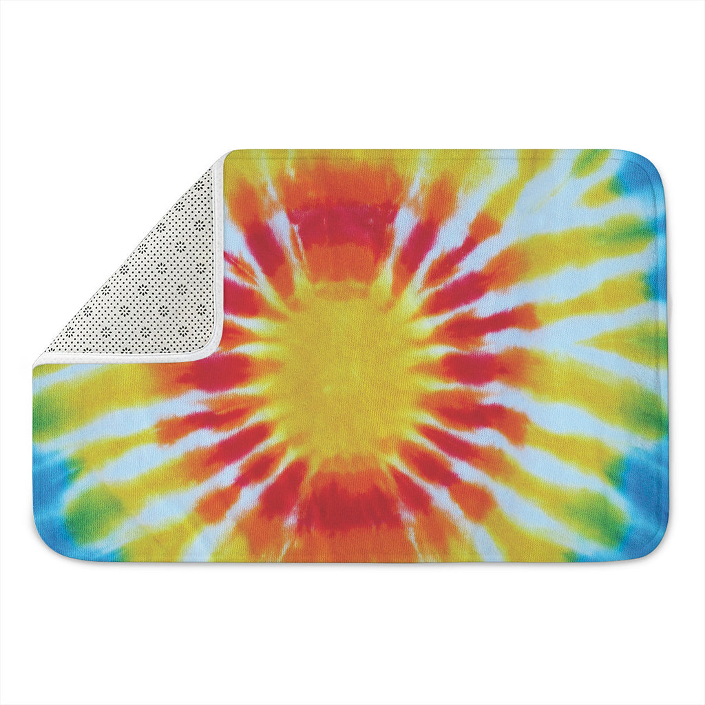 Circle Tie Dye Print Indoor Door Mat