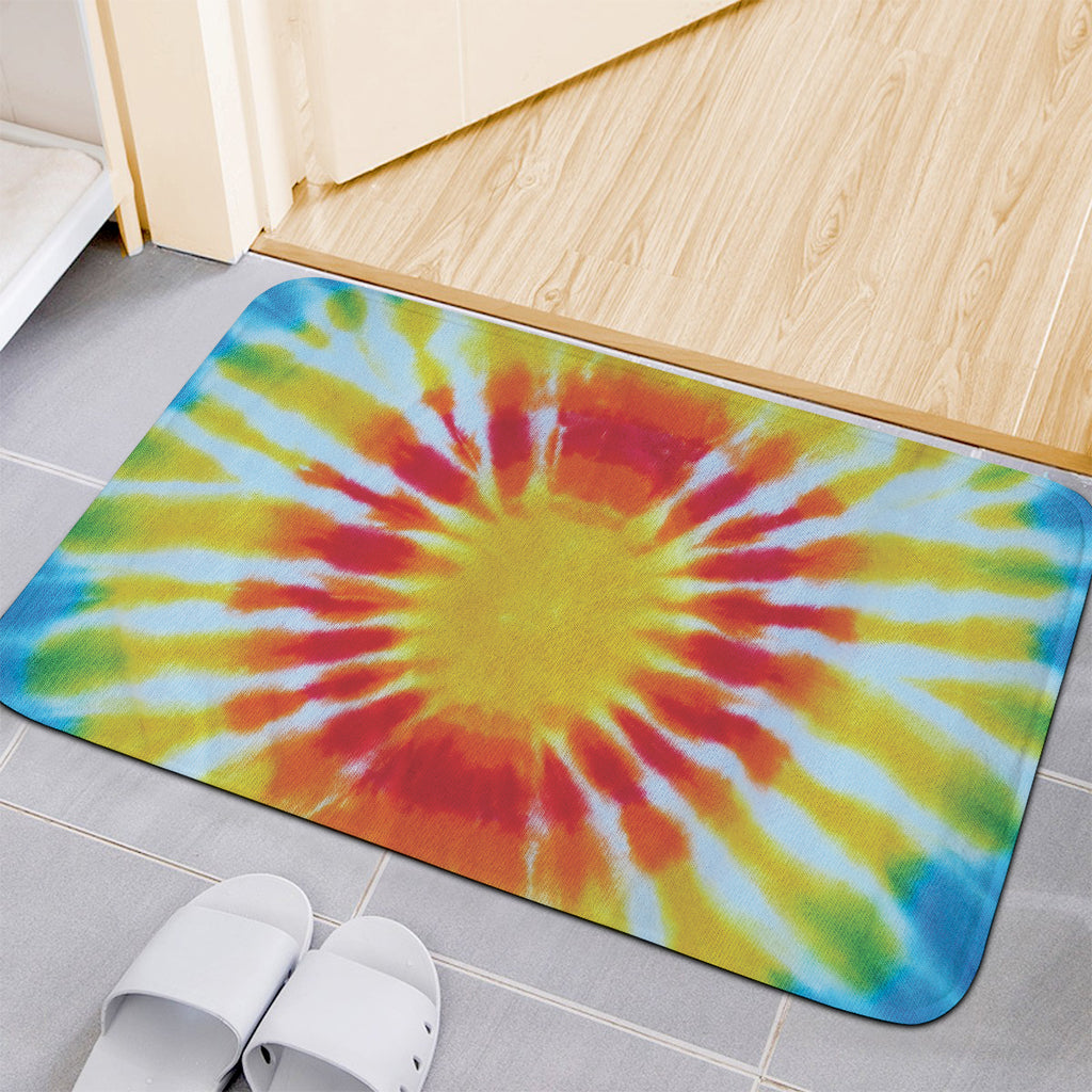 Circle Tie Dye Print Indoor Door Mat